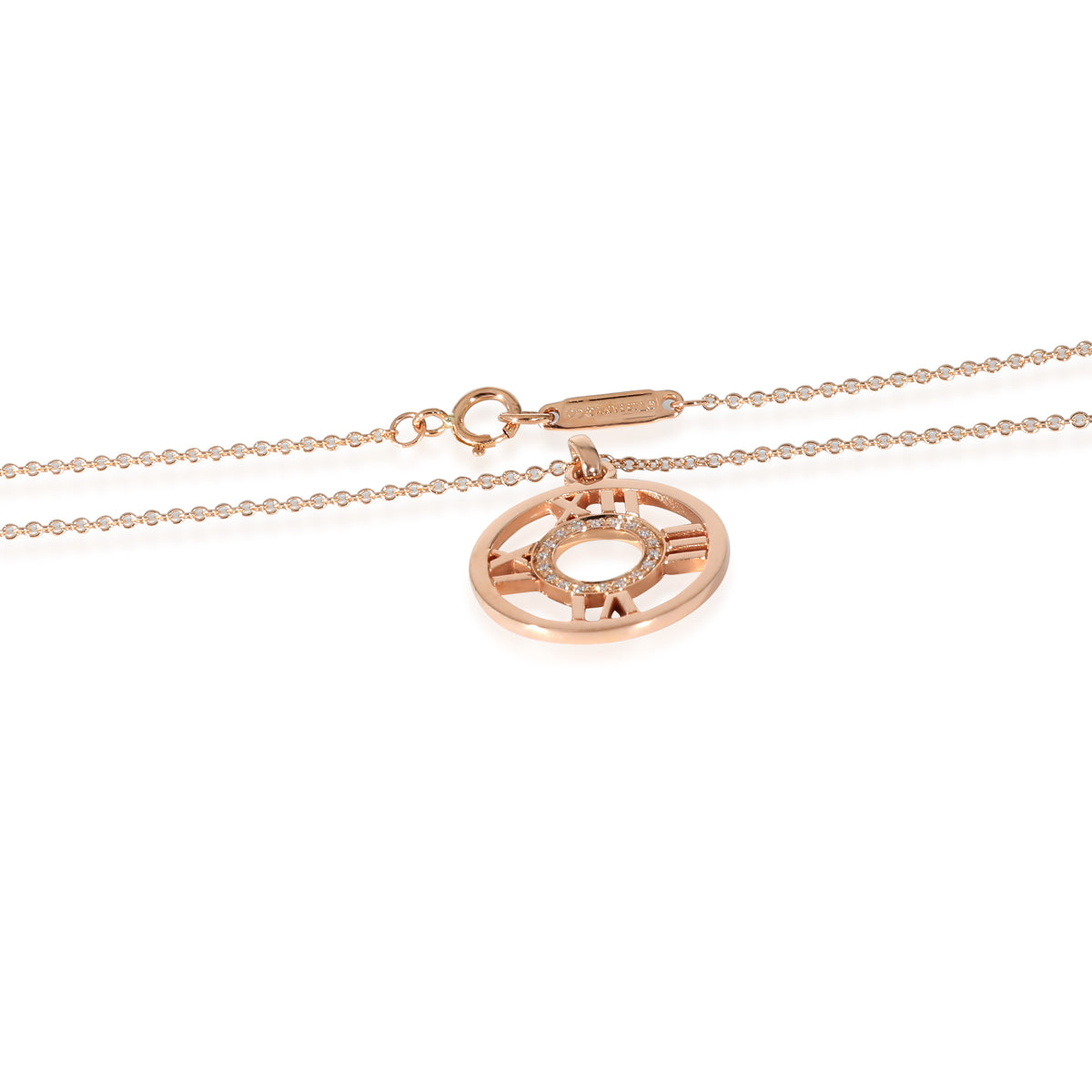 Atlas Pendant in 18K Rose Gold 0.02 CTW