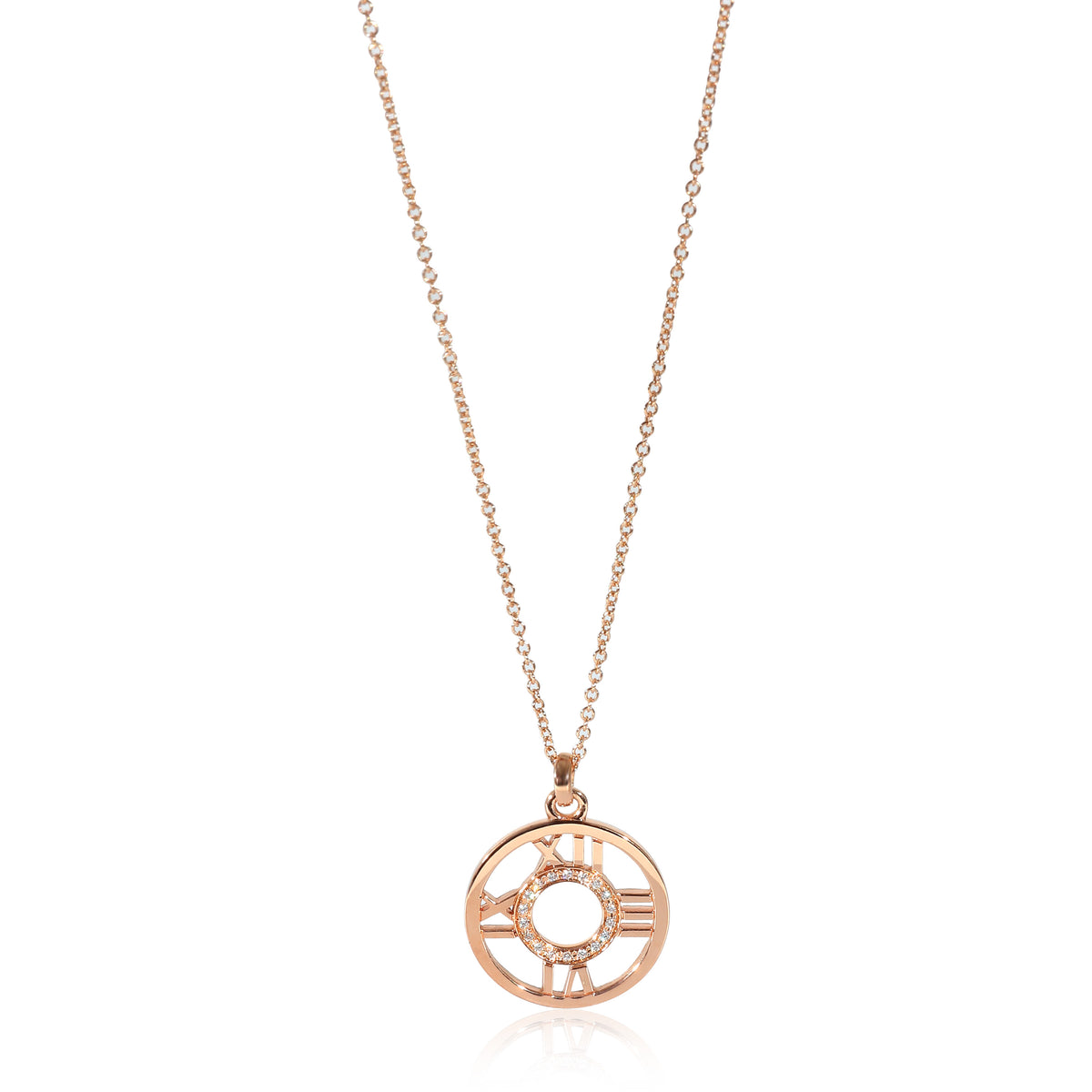 Atlas Pendant in 18K Rose Gold 0.02 CTW