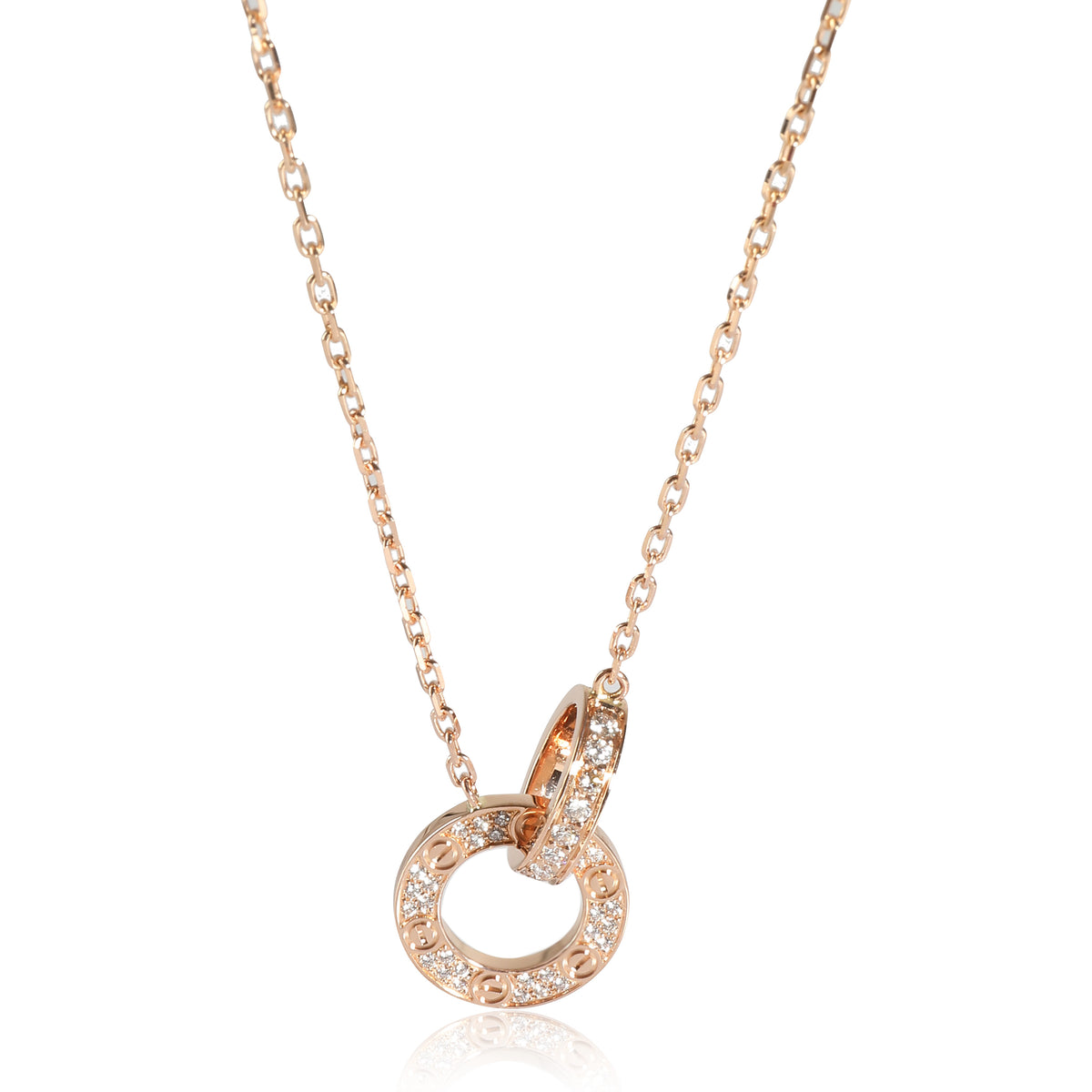 Cartier Love Necklace, Diamond Paved (Rose Gold) myGemma IT