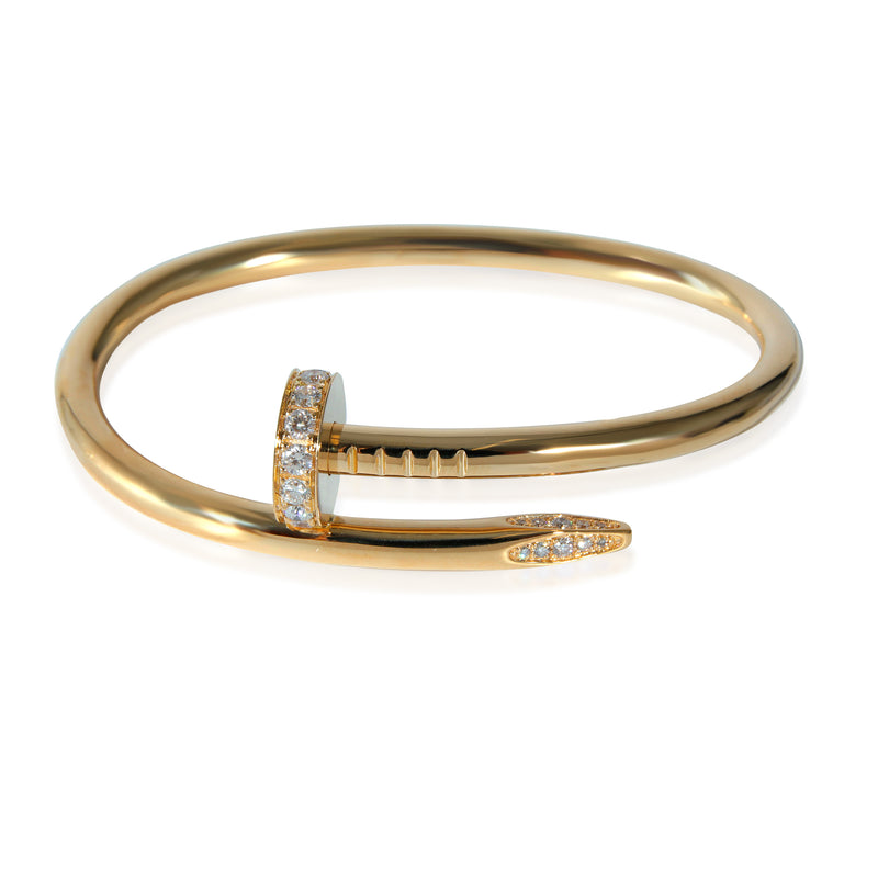 Cartier Juste Un Clou Bracelet (Yellow Gold, Diamonds)