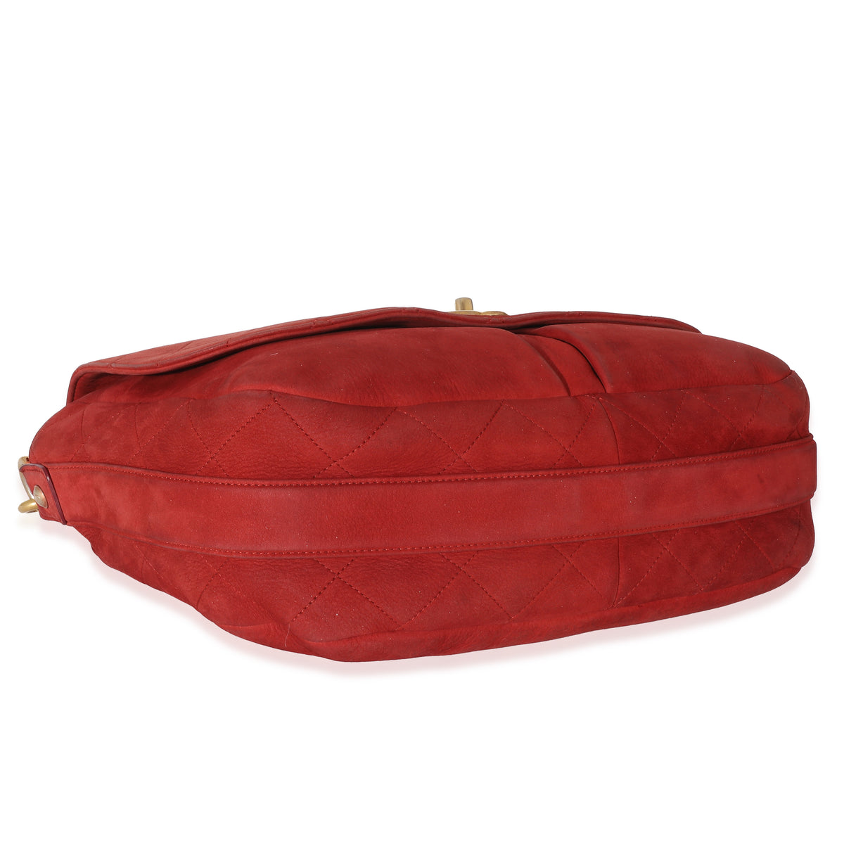 Red Suede Paris In Rome Messenger Bag