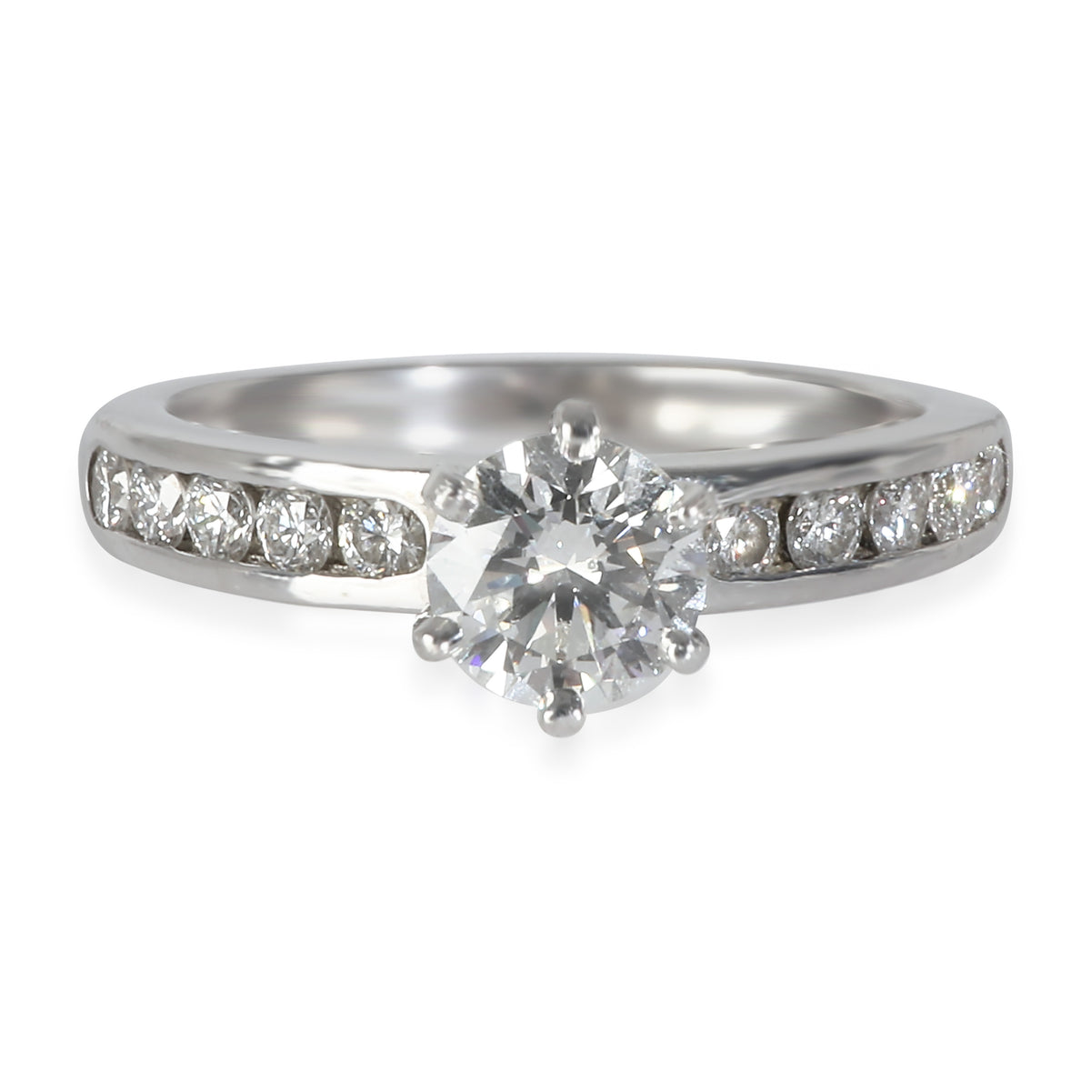 Tiffany & Co. 0.7 ct Round Brilliant Diamond Engagement Ring fv