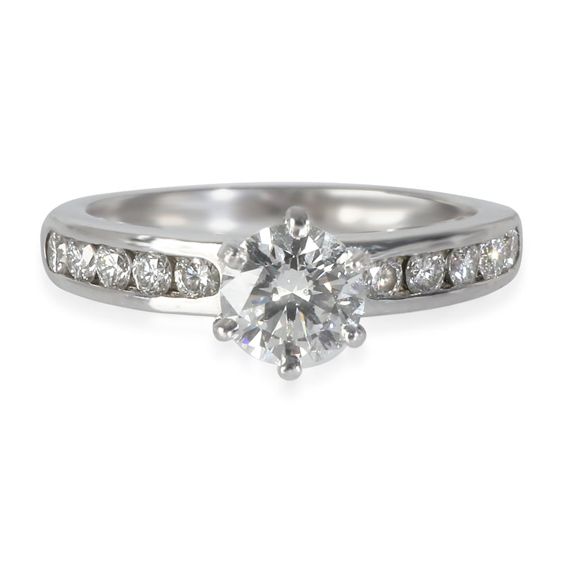 Tiffany & Co. 0.7 ct Round Brilliant Diamond Engagement Ring fv