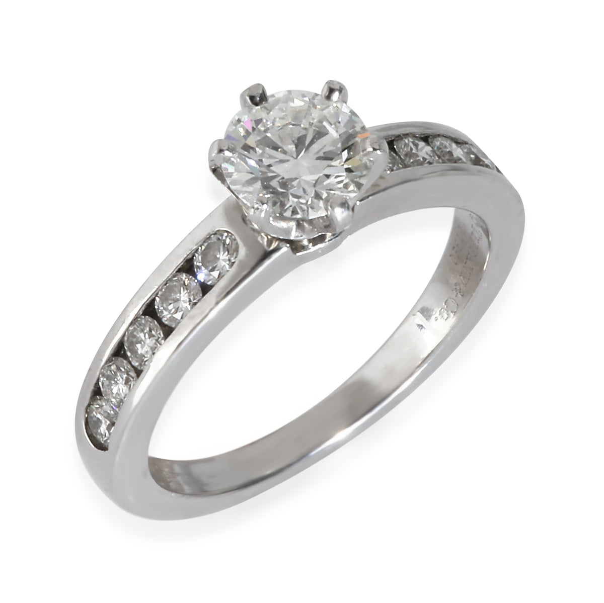 Tiffany & Co. 0.7 ct Round Brilliant Diamond Engagement Ring pv