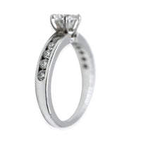 Diamond Engagement Ring in Platinum G VVS1 1.05 CTW