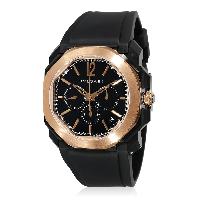 Octo Chrono 102488 Mens Watch in 18k Rose Gold/Stainless Steel