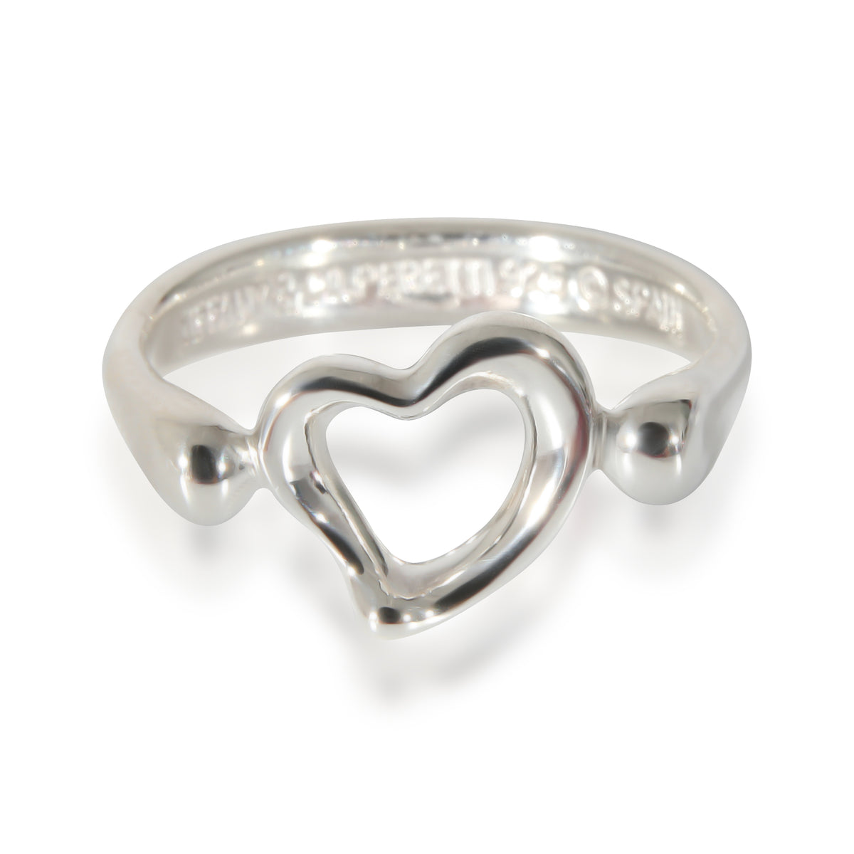 Elsa Peretti Open Heart Ring in Sterling Silver