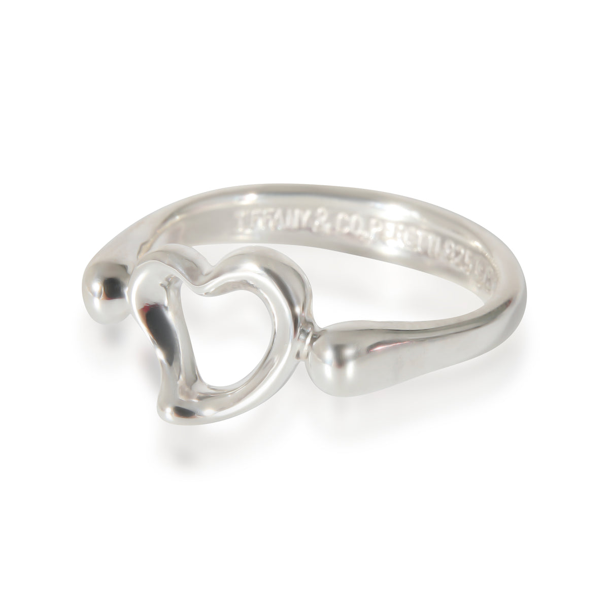 Elsa Peretti Open Heart Ring in Sterling Silver