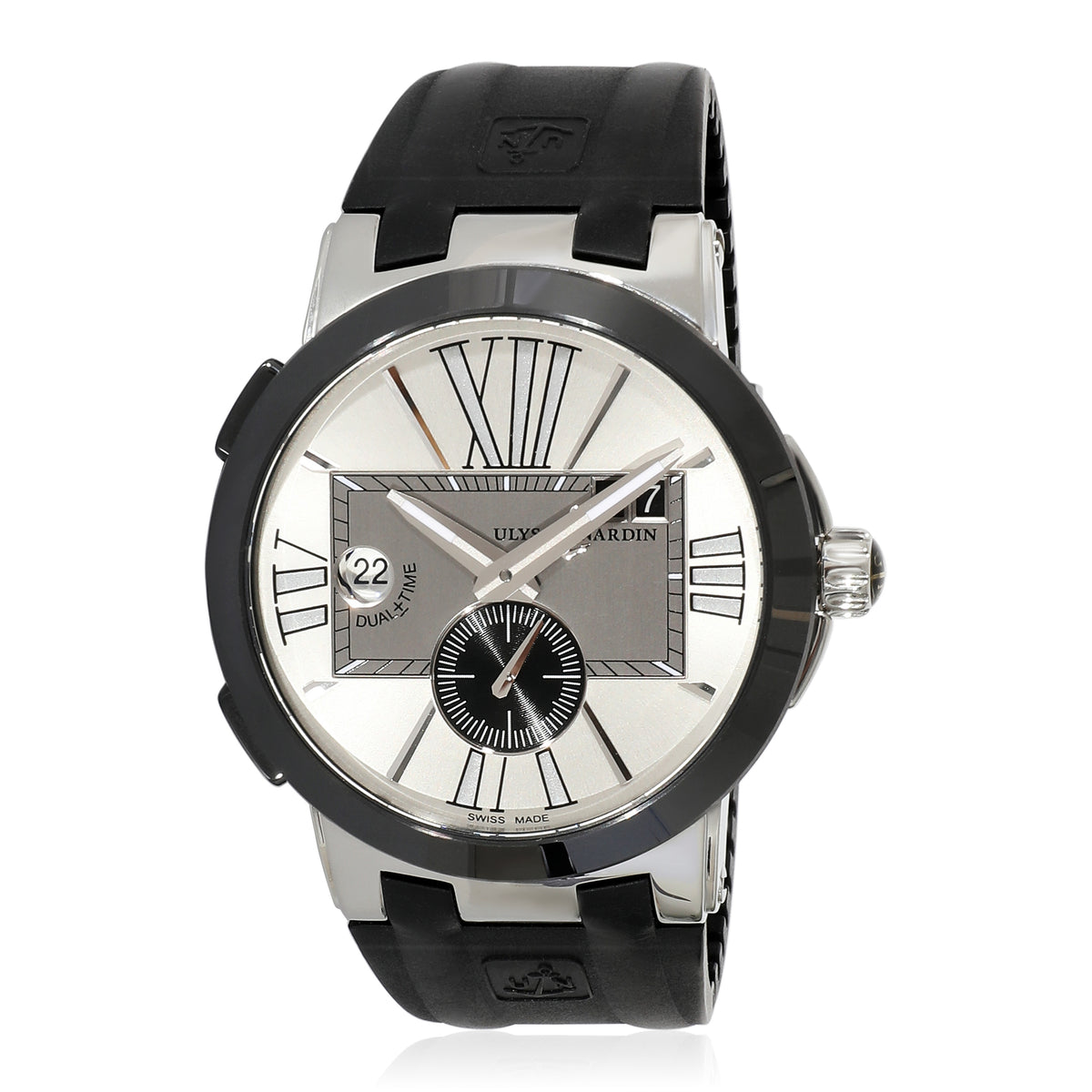 Executive Dual Time 243-00-3/42 Mens Watch in  Stainless Steel/Ce