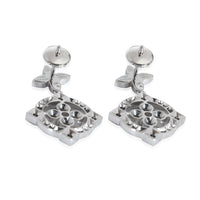 Dentelle Earrings in 18K White Gold 0.80 Ctw