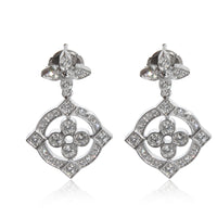 Dentelle Earrings in 18K White Gold 0.80 Ctw