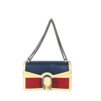 Multicolor Navy Calfskin Enamel Small Dionysus Bag