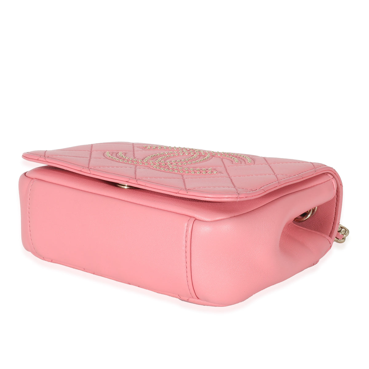 Pink Quilted Calfskin Beauty Begins Flap Bag