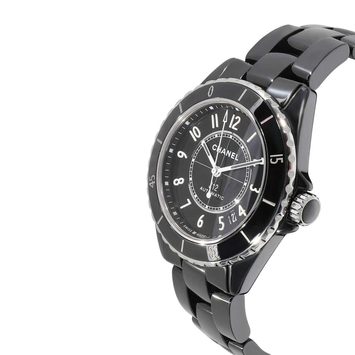 J12 Watch Calibre 12.1 H5697 Unisex Watch in  Ceramic