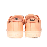 Peach Leather Weekender CC Logo Sneakers