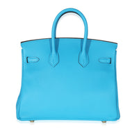 Bleu Zanzibar Swift Birkin 25 GHW