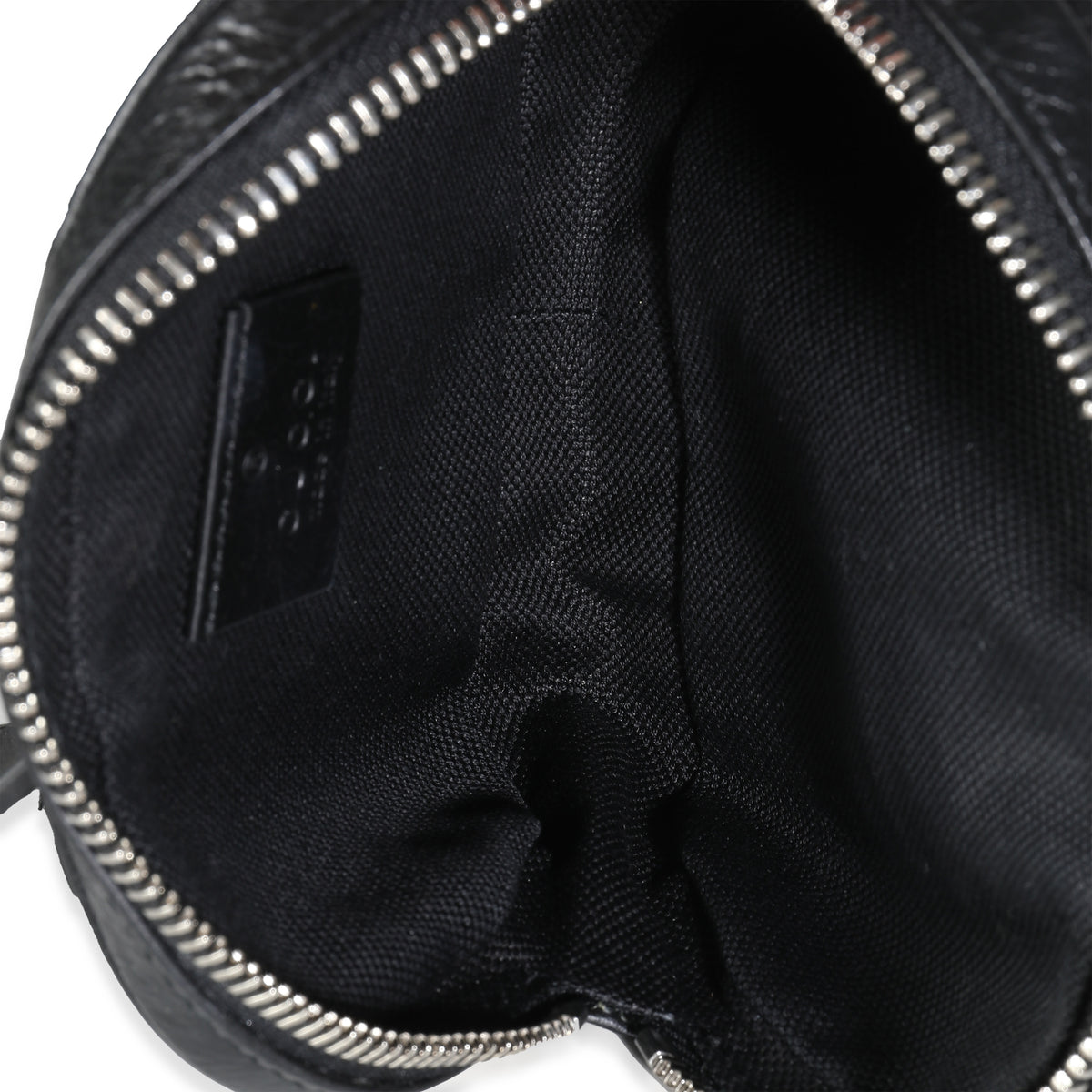 Black Cracked Calfskin Morpheus Belt Bag 70/28