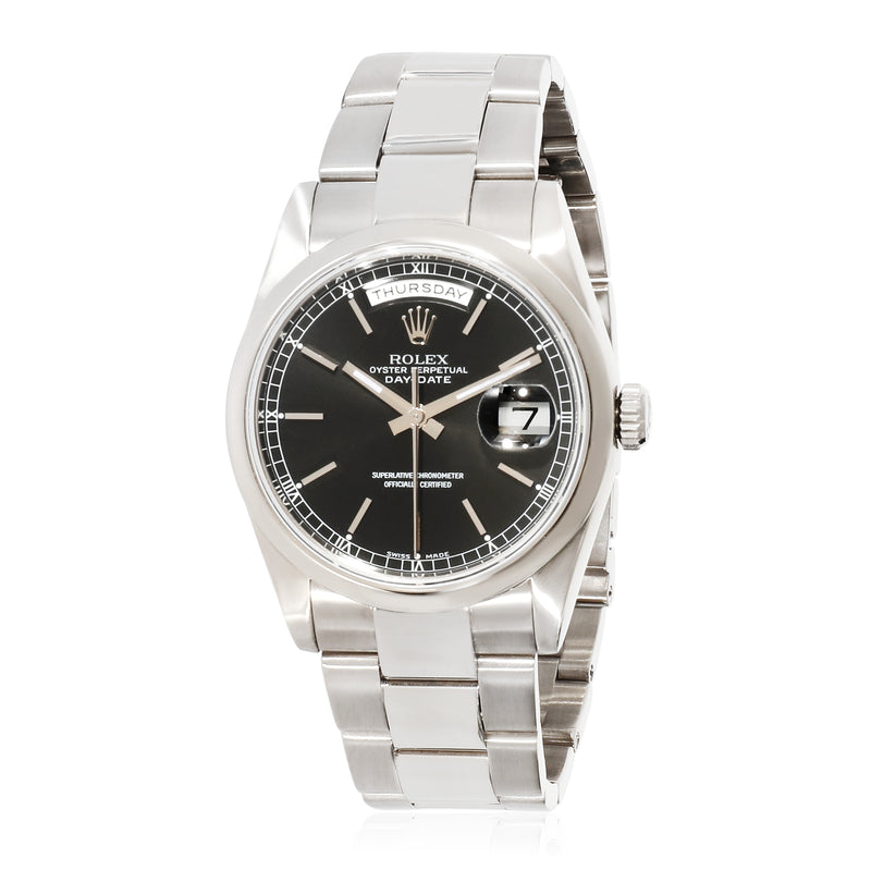 Rolex Day-Date 118209 Men's Watch in 18kt White Gold