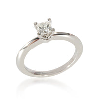 Princess Cut Diamond Engagement Ring in Platinum F VVS2 0.32 CT