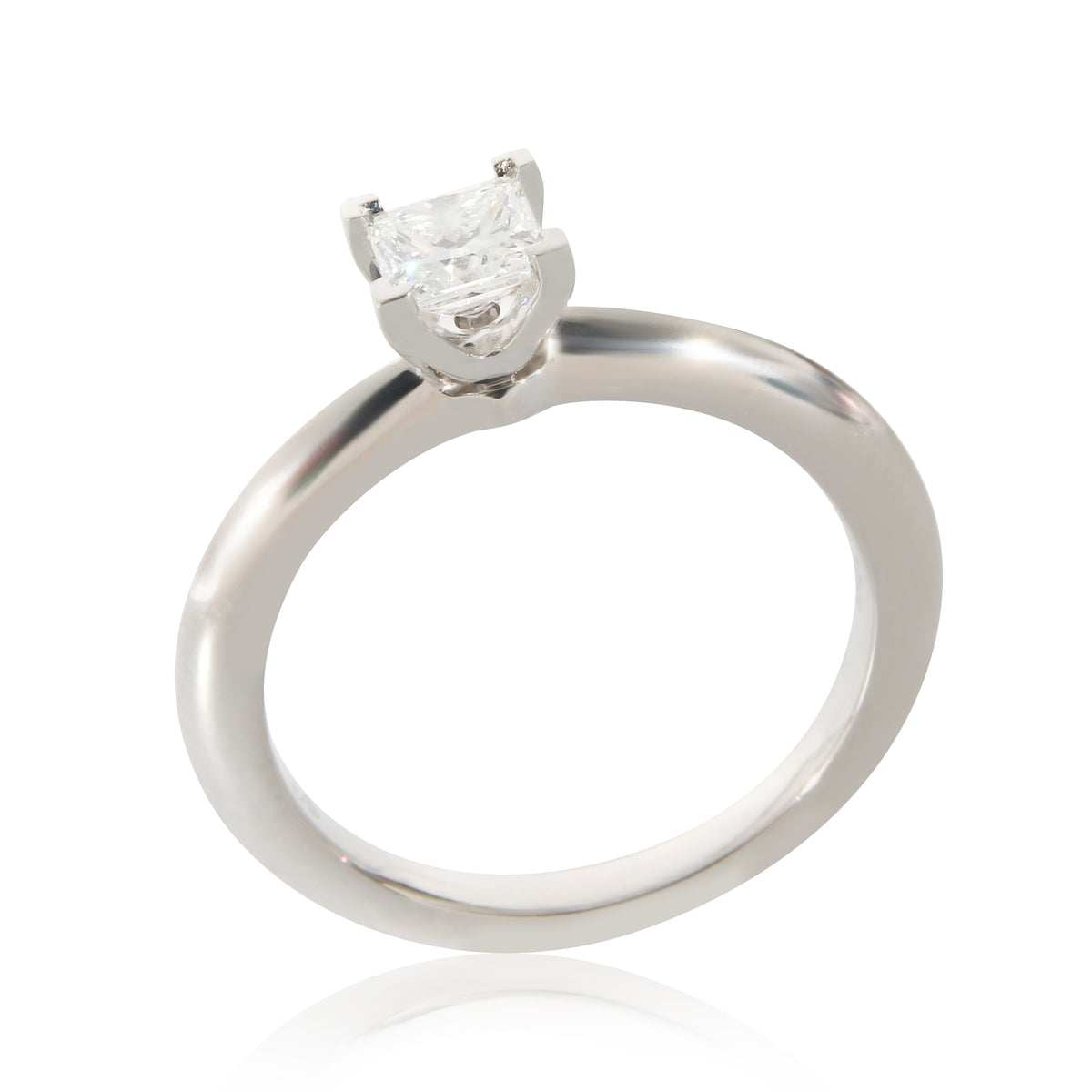 Princess Cut Diamond Engagement Ring in Platinum F VVS2 0.32 CT