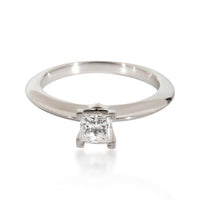 Princess Cut Diamond Engagement Ring in Platinum F VVS2 0.32 CT