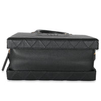 22B Black Quilted Calfskin Vanity Case