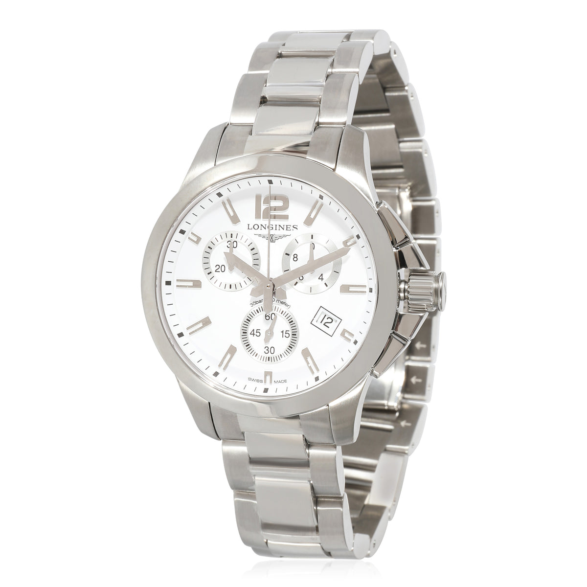 Conquest L3.379.4.16.6 Unisex Watch in  Stainless Steel