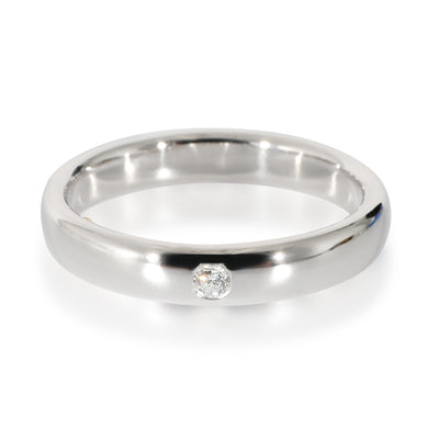 Lucida Band in  Platinum 0.05 Ct Diamond