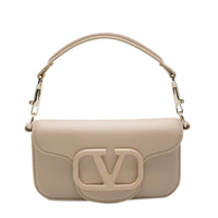 Valentino Powder Rose Smooth Calfskin Small Loco Bag