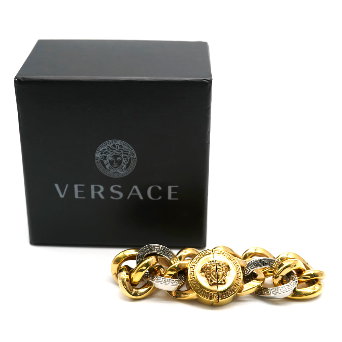 Tribute Gold Plated Medusa Chain Bracelet