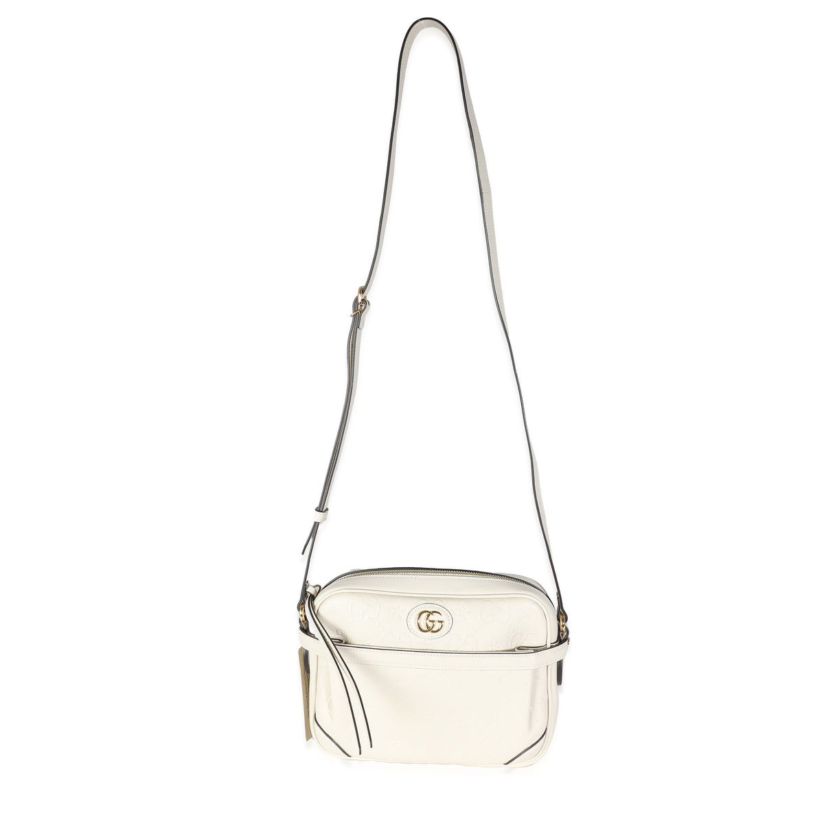 Ivory Calfskin GG Star Crossbody