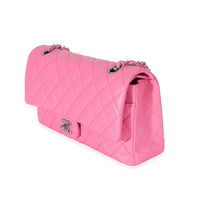 Pink Quilted Lambskin Medium Classic Double Flap Bag