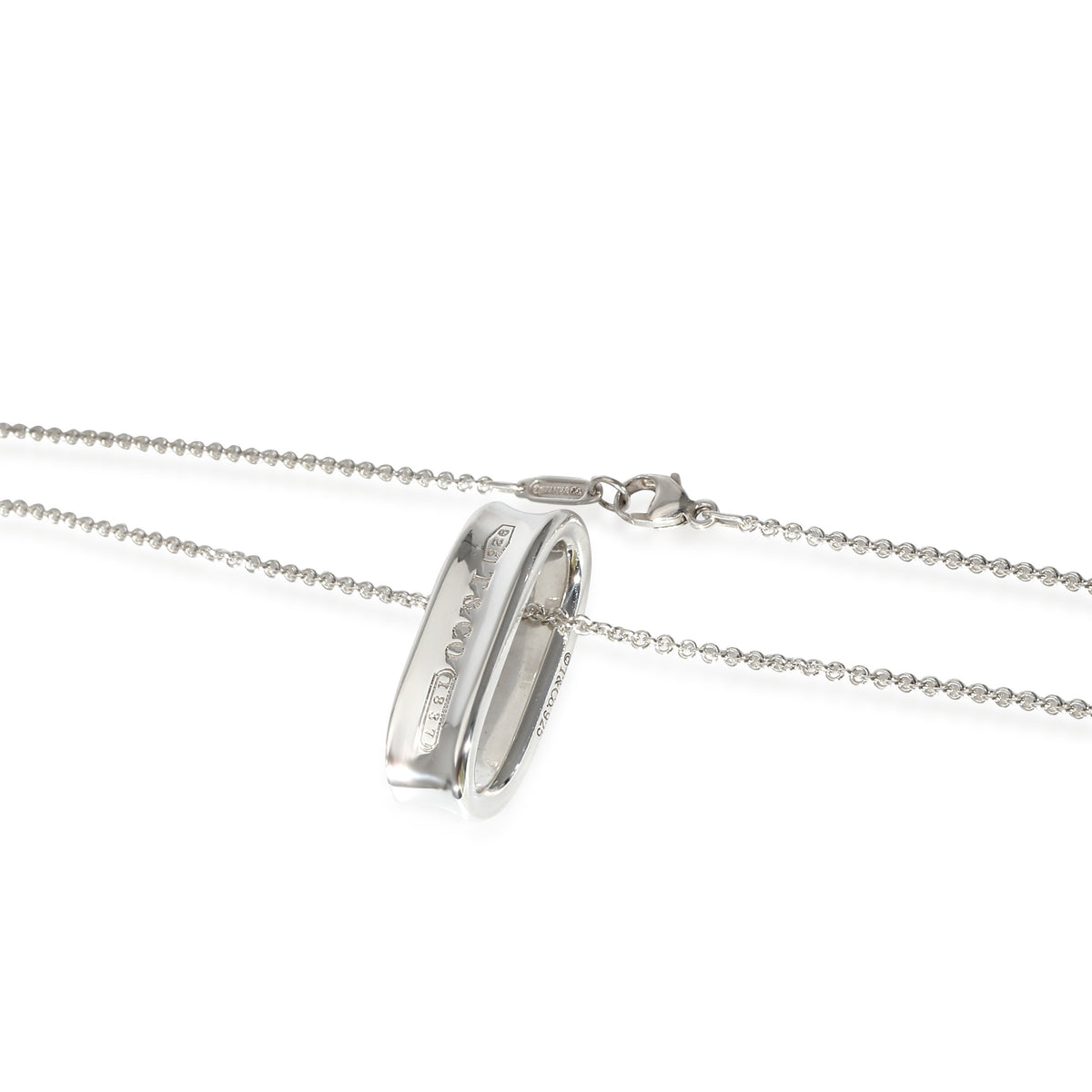 1837 Oval Pendant in Sterling Silver