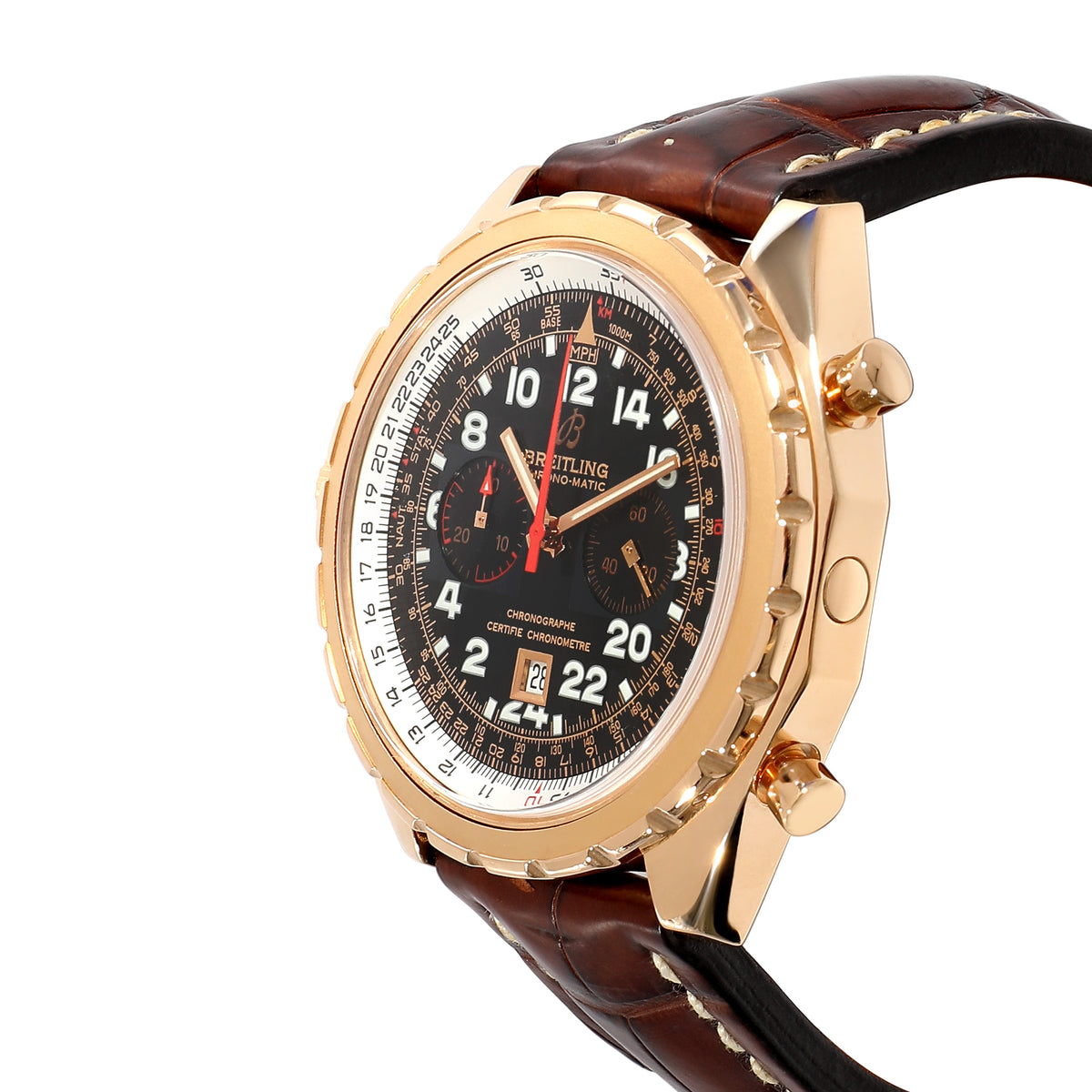 Chrono-Matic H22360 Mens Watch in 18kt Rose Gold