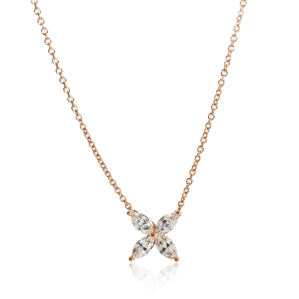 Tiffany & Co. Victoria Diamond Pendant in 18K Rose Gold 0.46 CTW