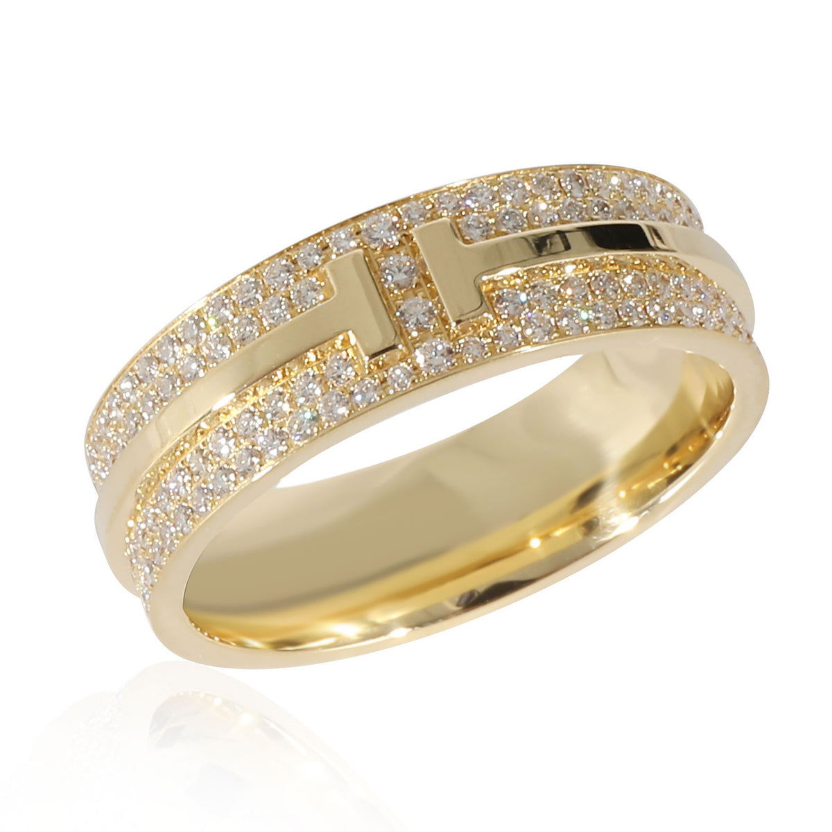 Tiffany T Ring in 18K Yellow Gold  0.61 CTW