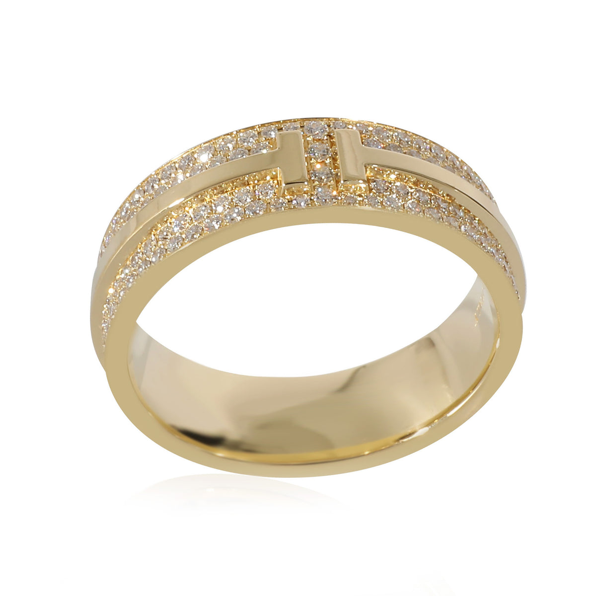 Tiffany T Ring in 18K Yellow Gold  0.61 CTW