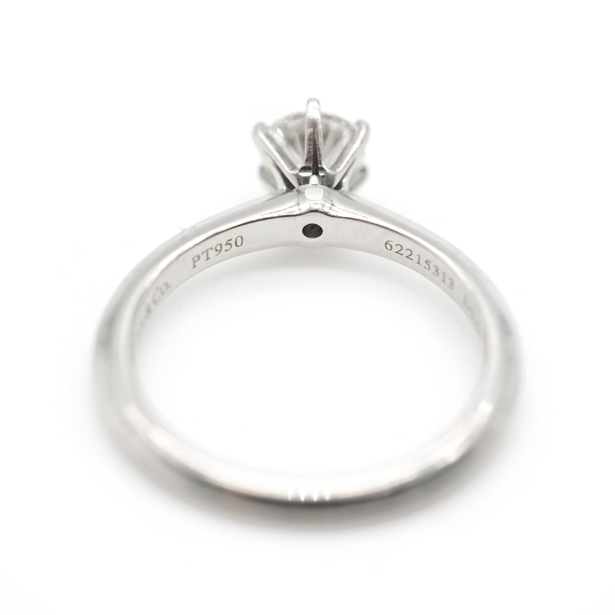 Solitaire Engagement Ring, .65 Ct. GVS1 in Platinum