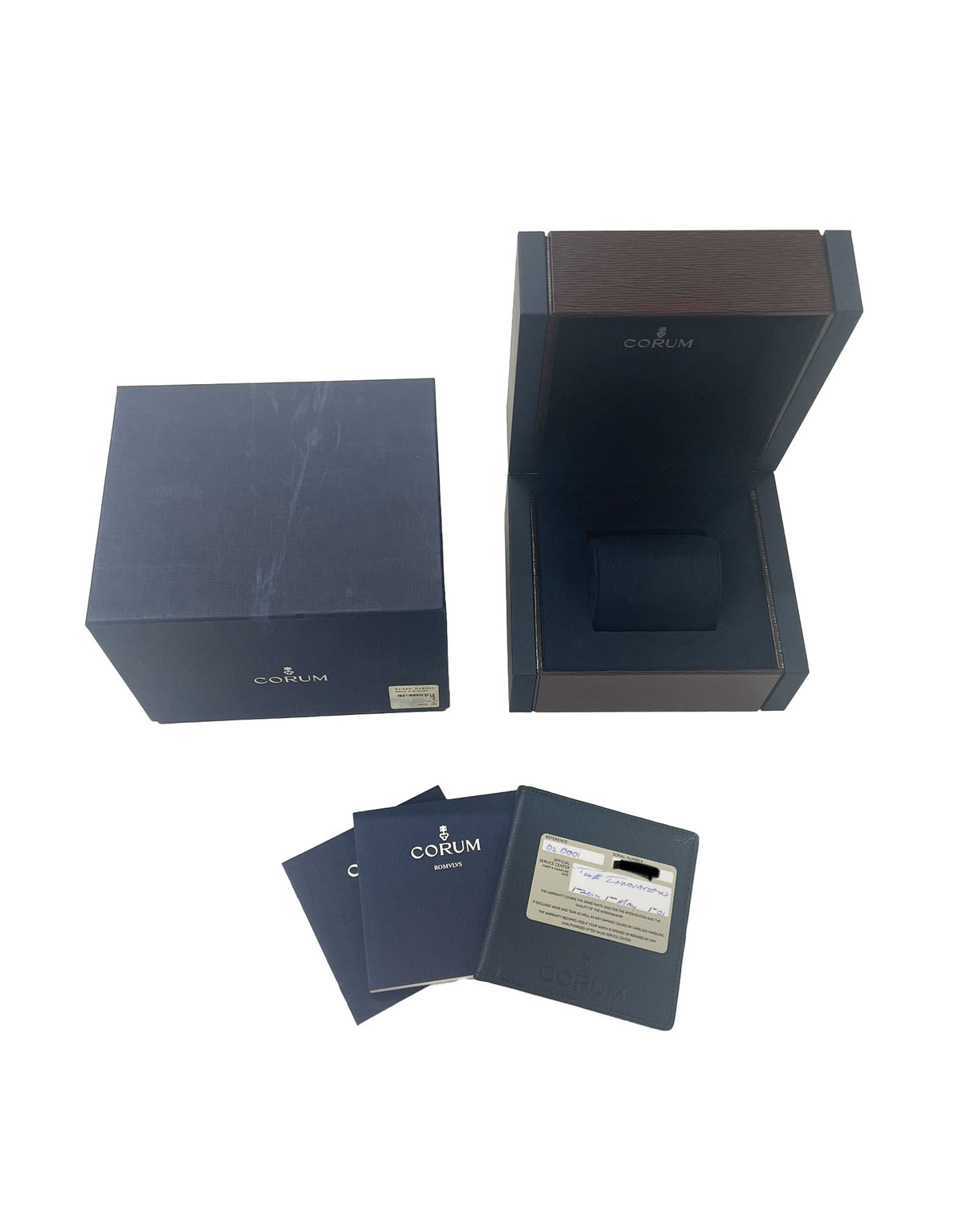 Corum Romulvs 02.0001 Men's Watch in  Stainless Steel box