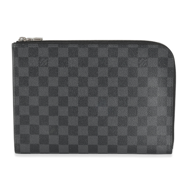 Louis Vuitton Damier Graphite Canvas Pochette Jour PM Handbag fv