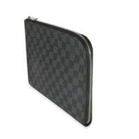 Louis Vuitton Damier Graphite Canvas Pochette Jour PM Handbag stamp