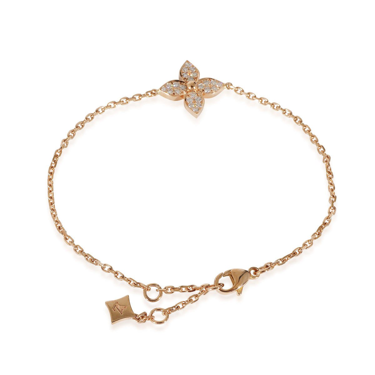 Idylle Blossom Bracelet in 18K Rose Gold 0.2 CTW