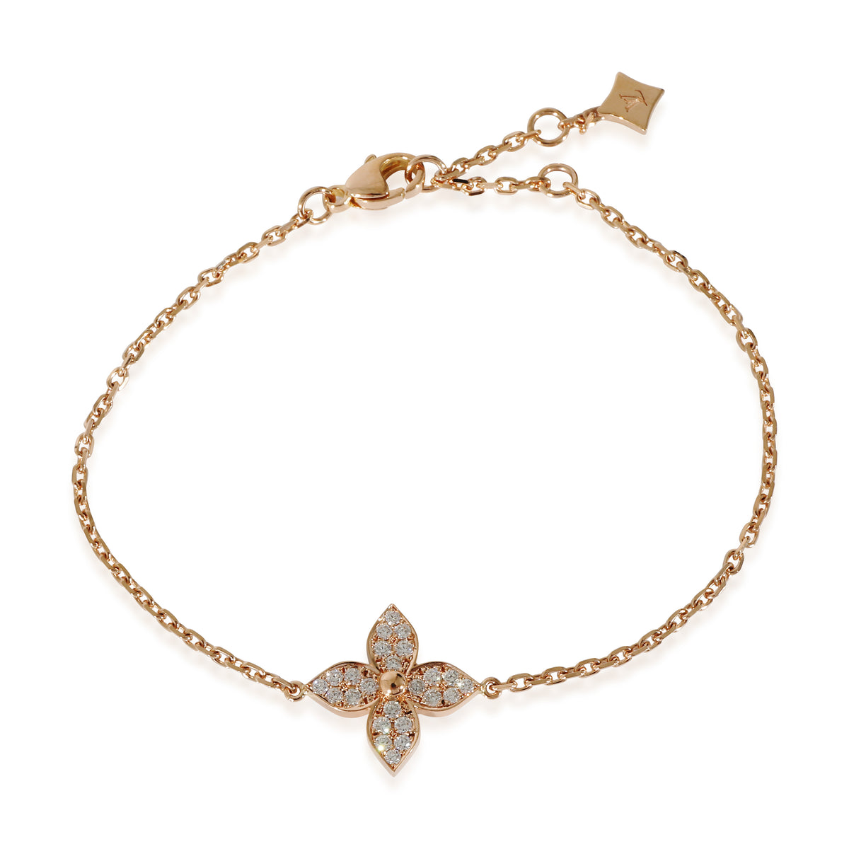 Idylle Blossom Bracelet in 18K Rose Gold 0.2 CTW