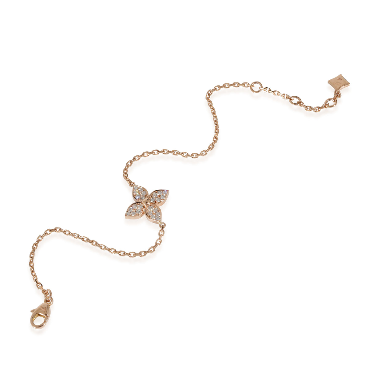 Idylle Blossom Bracelet in 18K Rose Gold 0.2 CTW