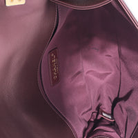 Purple Metallic Lambskin Medium Boy Bag