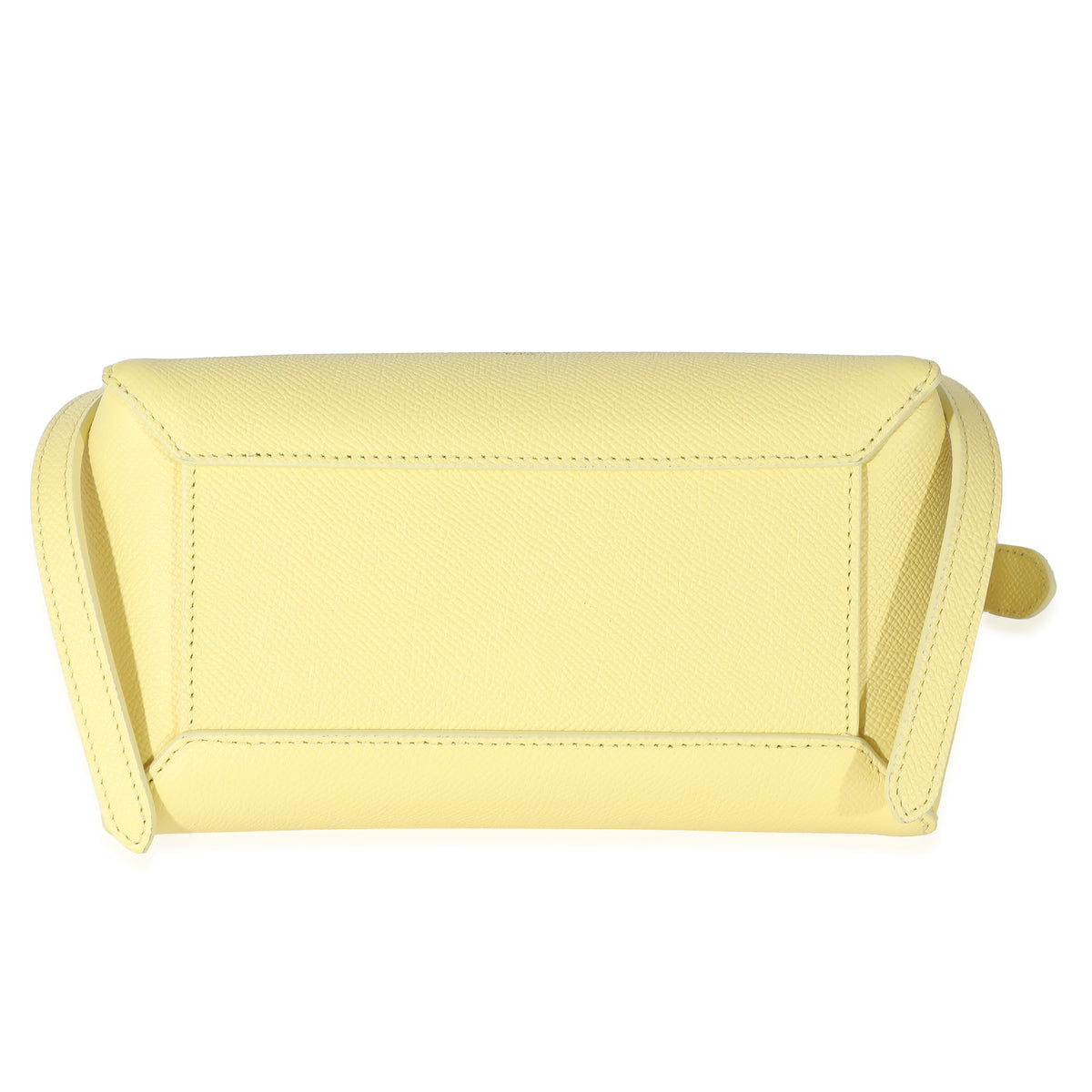 Citron Grained Calfskin Nano Belt Bag