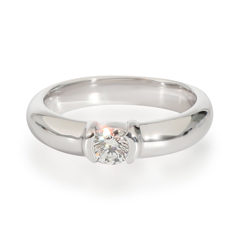 Tiffany & Co. Etoile Diamond Engagement Ring in Platinum G VS1 0.21 CTW