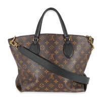 Monogram Canvas Flower Zipped Tote