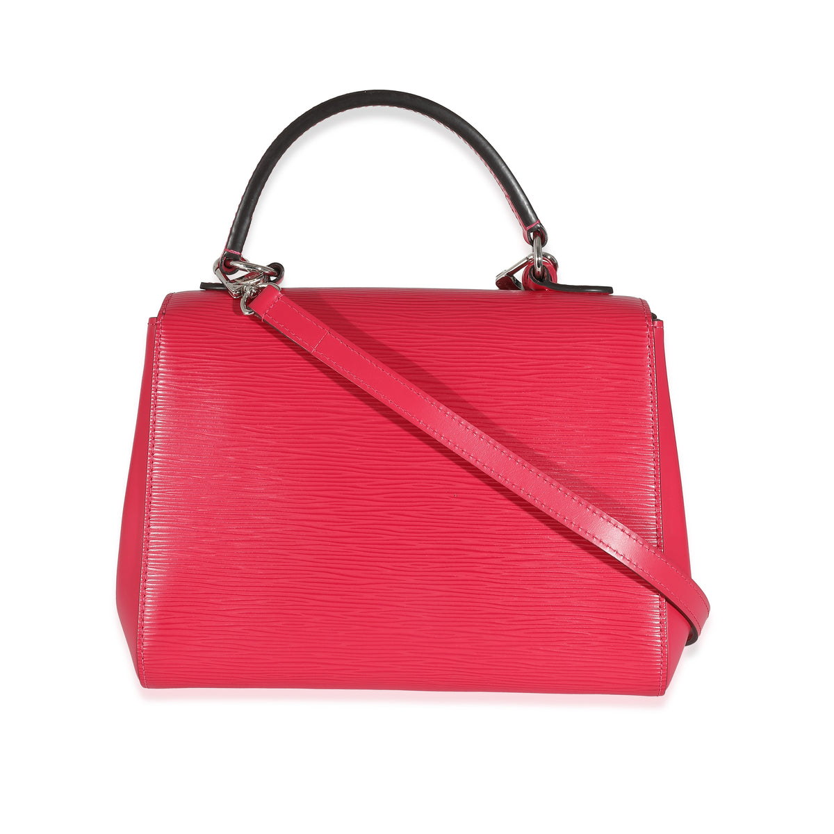 Louis Vuitton Hot Pink Epi Cluny BB Handbag stamp