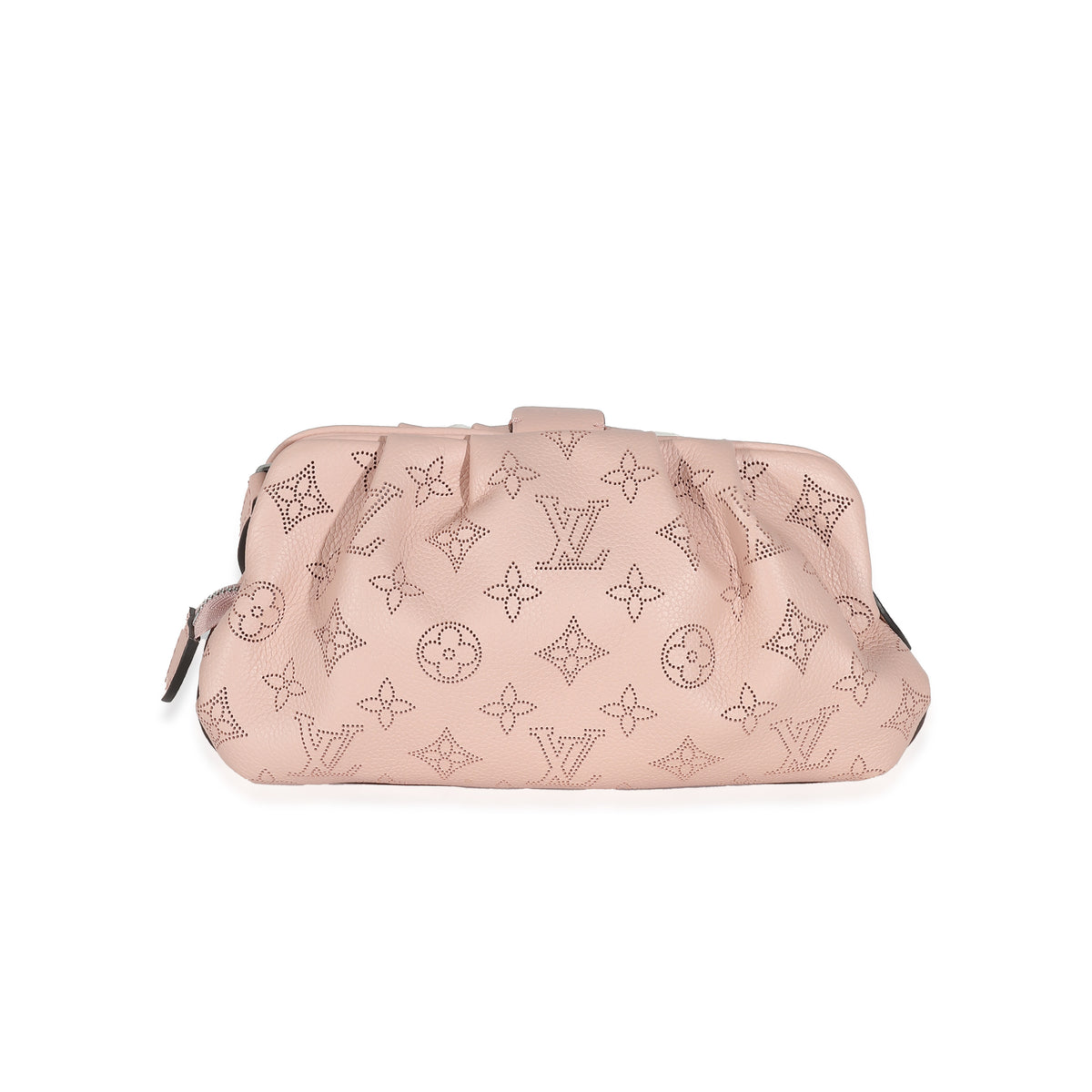 Louis Vuitton Magnolia Mahina Scala Mini Pouch Handbag stamp
